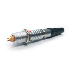Factory Selling <strong>FGG</strong> 0B 302 CLAD 2 Pin Circular Push Pull Male Plug Metal Connector for Camera - Product Image 2