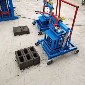 Mini máquina de entrelazado de ladrillos, bloque de pavimentación y piedra curva, Manual, sólido, pequeño, usado, cemento, arena - Product Image 6