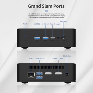 Nhỏ Acryl nhựa <span class=keywords><strong>Mini</strong></span>-<span class=keywords><strong>ITX</strong></span> ngang máy tính để bàn PC trường hợp LCFC-P02 Quạt làm mát AMD cho 5 3500u Radeon RX Vega 8 cổ phiếu giao hàng - Product Image 6