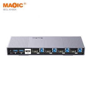 8K 30hz Manual Usb3.0 Hdmi 2.<strong>1</strong> Seamless <strong>Kvm</strong> Switcher 4 in <strong>1</strong> Out Seamless Hdmi <strong>Kvm</strong> Switcher with Usb3.0 Cables - Product Image 4