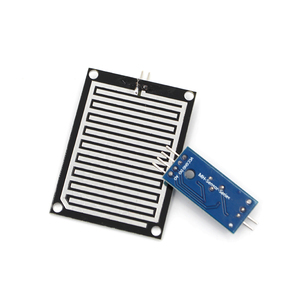 Taidacent 3.3-5V Raindrops Weather Humidity Module Capacitive <strong>Rain</strong> Drop Detection <strong>Sensor</strong> - Product Image 2