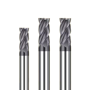 Emperyal sistem CNC aracı freze kesicisi inç 1/2 1/4 1/8 3/16 1/4 5/16 3/8 4F kaplı karbür freze kesicisi çelik için - Product Image 3