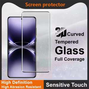 Cao Cấp 9H 2.5D Đầy Đủ Bìa Màu Đen Cạnh Keo Chống Xước Điện Thoại Tempered Glass Bảo Vệ Màn Hình Phim Bảo Vệ Cho Vivo Chung Loạt - Product Image 6