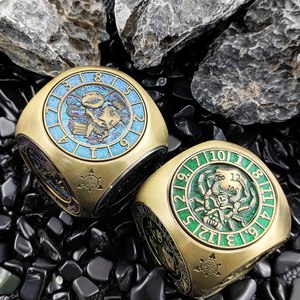 RPG DND xúc xắc quyến rũ vai trò chơi trò chơi kim loại rắn đa diện 6 mặt lăn xúc xắc Spinner - Product Image 4