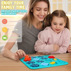 STEM Board Game 118 <strong>Challenges</strong> &amp; 4 Difficulty Levels Smart Logic Road Builder Car Track Building Brain Teaser STEM Learning Toy - Product Image 3