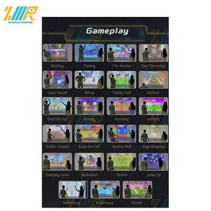 Игры с датчиками движения с 75-дюймовым мобильным ЖК-экраном, интерактивная игра с человеческим телом, соматосенсорная интерактивная игра - Product Image 5