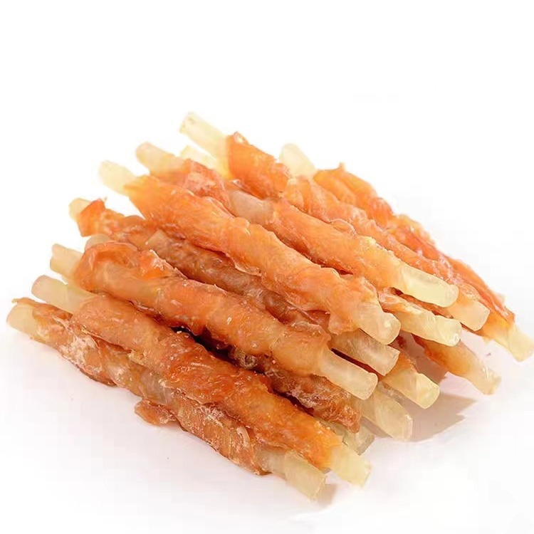 Chicken wrapped with white roll