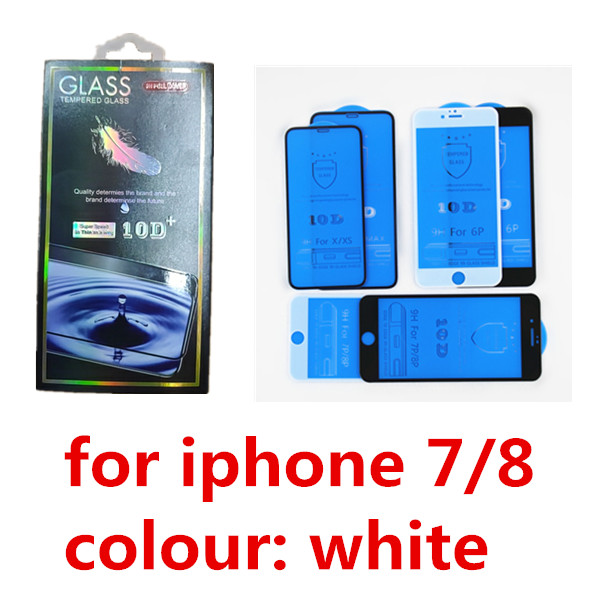 Per iphone 7/8 bianco con pacchetto di vendita al dettaglio