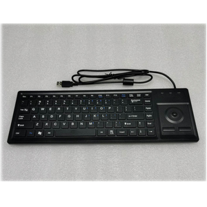 Ruggedized Industrial Silicone Plastic <strong>Computer</strong> <strong>Keyboard</strong> With Trackball or Touchpad Industrial Kiosk Keypad for Vending Machine - Product Image 4