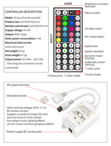 Tcwin akıllı APP kontrol LED şerit ışıklar RGB 5050 12V su geçirmez IP65/20 5M LED şeritler renk aydınlatma projesi için açık değişen - Product Image 4