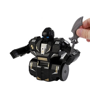El más nuevo robot de control remoto 2024 RC PK robot batalla truco de 360 grados para niños juguetes robot que funcionan con batería - Product Image 1
