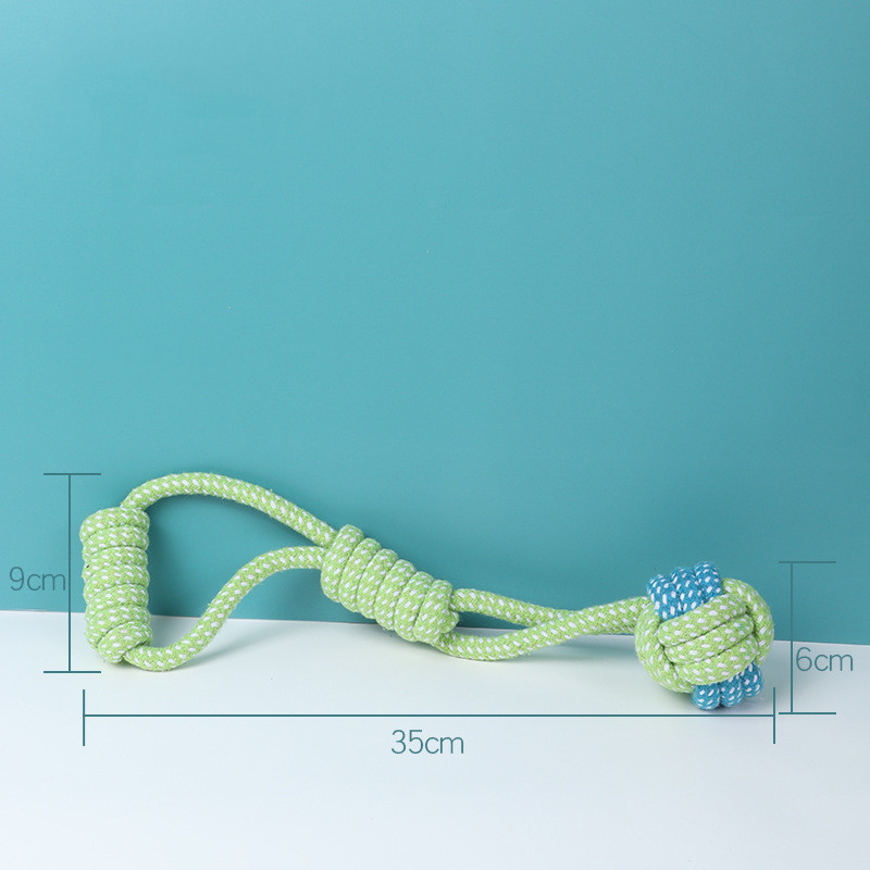 Single ball handle with knot