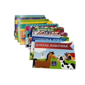 Çin üretimi özel ofset baskı hizmeti yürümeye başlayan çocuk karton kitap baskı kitapları çocuklar için rus çocuk - Product Image 1