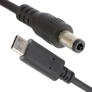 USB tip C erkek DC 5.5x2.5mm 5.5x2.1mm erkek Jack güç şarj güç kablosu Laptop için telefon - Product Image 4