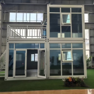บ้านสำเร็จรูป100ม. 2 4ห้องนอนตู้คอนเทนเนอร์2022ประกอบสำเร็จรูปบ้านติดตั้งพลังงานแสงอาทิตย์บ้านโมดูลาร์ราคาถูกที่สุด - Product Image 1