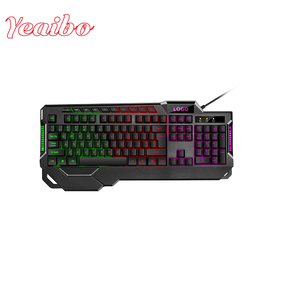 Precio bajo, alto brillo, ordenador con cable, Combo óptico ergonómico, silencioso, retroiluminado, LED, juego, USB, Multimedia, teclado para juegos de escritorio - Product Image 3