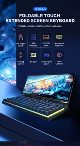 12.3 \ "IPSタッチスクリーンポータブルビジネスモニター60Hz USB-Cインターフェース & メカニカルキーボードWindows/Macデスクトップソリューション - Product Image 3