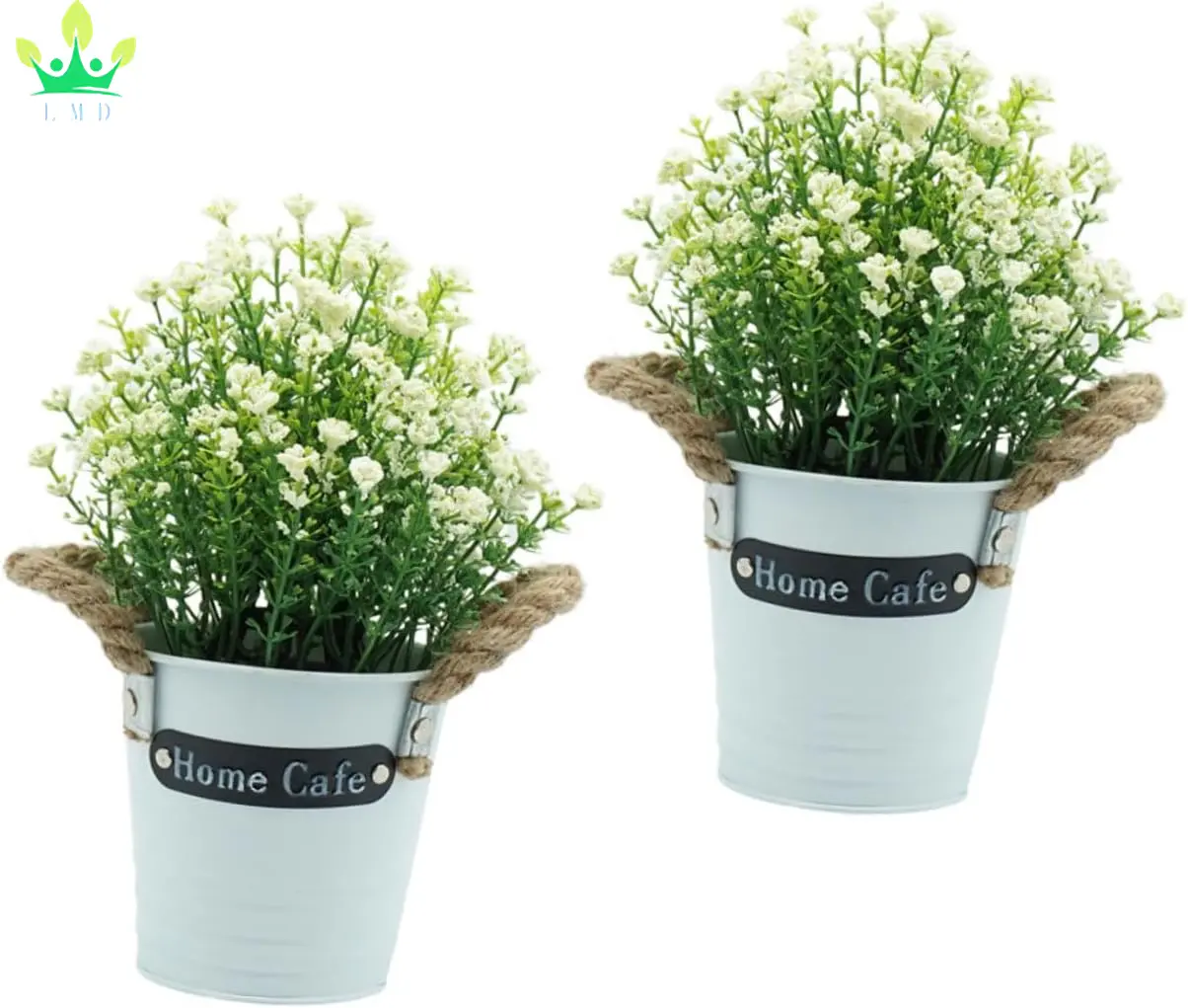 2pcs Fleur Artificielle Ornement Cèdre Pin Herbe Bonsaï avec Pots Lavande Verdure En Pot Bonsaï Orchidée