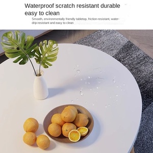 Bàn cà phê phòng khách hộ gia đình Bàn tròn căn hộ nhỏ sofa bàn bên sang trọng đơn giản hiện đại Bàn cà phê ban công - Product Image 3