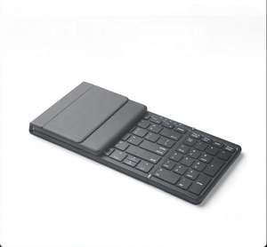 Mini Folding Blue Tooth <strong>Keyboard</strong> Wireless Support 3 Devices <strong>with</strong> Number Keys for Phone Tablet Rechargeable Foldable <strong>Keyboard</strong> - Product Image 3