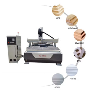 1530 Lineal Atc Automático Madera CNC Router Cambio con Controlador Syntec 3D Carpintería Router MDF Puerta Gabinete Muebles