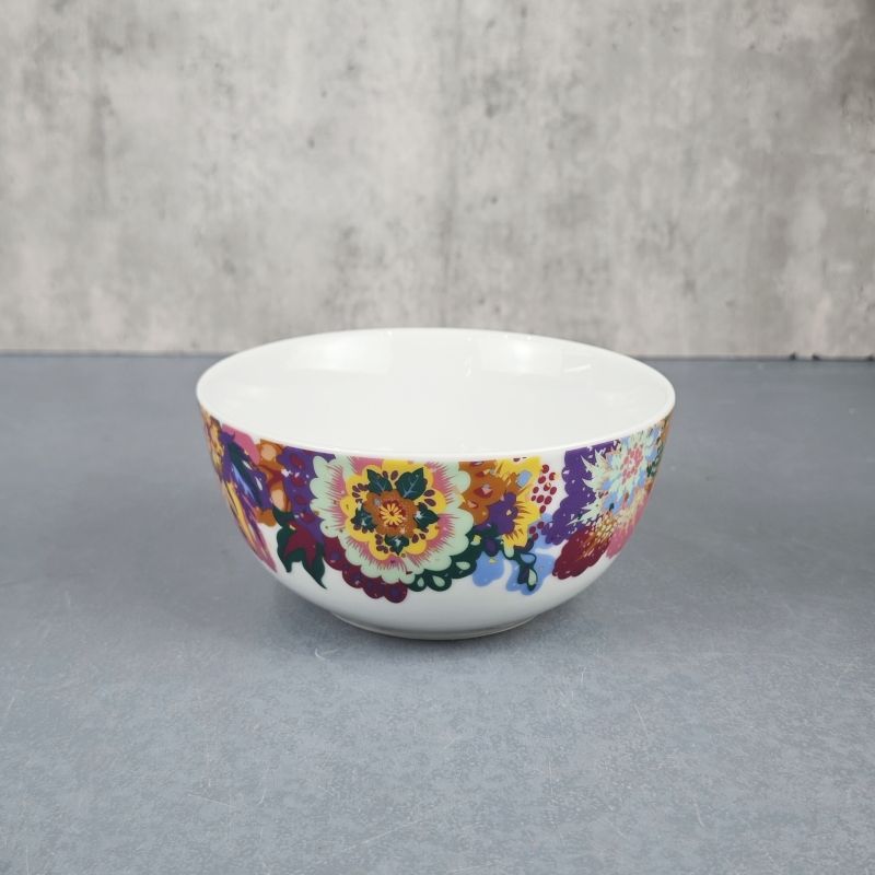 Classic Ceramic 16pcs Dinnerware Set New Style Full Floral Pattern New Bone China Dinner Set 4