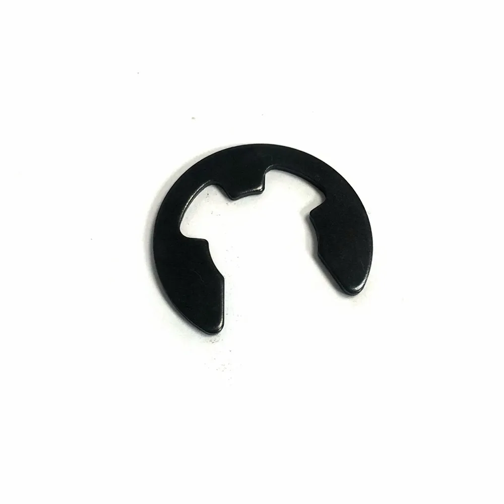 Fabricación China DIN 6799 de tipo abierto de óxido negro E Clips ejes mantener anillos anillo de seguridad arandelas