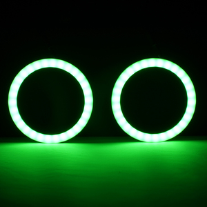80mm 90mm LEDエンジェルアイキット流れるライトジェルコーティング防水ハローリング新しい状態