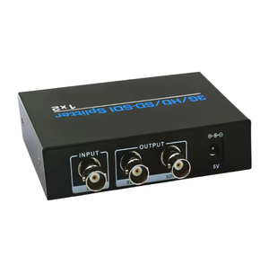 SD-<strong>SDI</strong> HD-<strong>SDI</strong> 3G-<strong>SDI</strong> <strong>Splitter</strong> 1x2 BNC <strong>1</strong> <strong>input</strong> and <strong>2</strong> <strong>outputs</strong> for Monitor Camera DVR VCR CCTV Video Encoder Broadcast