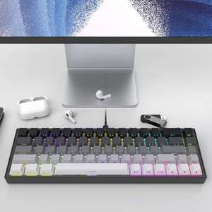 Tmice Hot Swappable 68 Phím Chơi Game Bàn Phím Pbt Bên Khắc Keycaps Im Lặng Chuyển Đổi Màu Đỏ Bàn Phím Cơ Khí Cho Máy Tính Máy Tính Xách Tay - Product Image 3