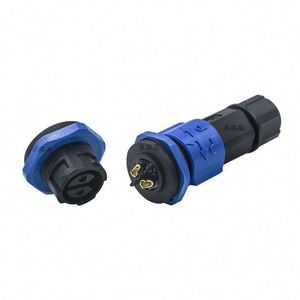 ขั้วต่อสายไฟกันน้ำ M25 2 3 4 5 6 8ขาเต้ารับตัวเมียและตัวยึดแผงด้านหน้าของตัวผู้ - Product Image 5