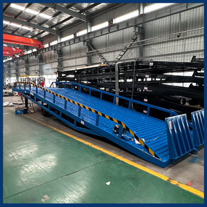 CE Certified 10 Ton Mobile Dock Leveler Hydraulic Container Side <strong>Loading</strong> <strong>Unloading</strong> <strong>Platform</strong> 8m Truck Forklift Scissor Tables - Product Image 3
