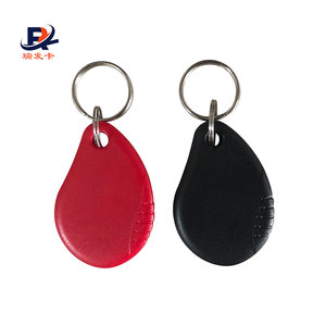 Stampa su misura all'ingrosso F08 TK4100 MF S50 Mini chiave Tag RFID portachiavi per il controllo accessi