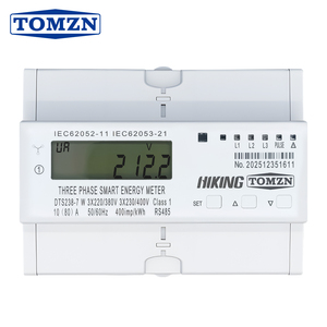 TOMZN DTS238-7 W 10(80) bir 3*230V/400V 50/60Hz üç fazlı Din demiryolu kWh Watt saat enerji ölçer LCD RS485 kontrol modbus-rtu Class1