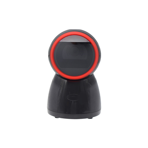 Escáner de código de barras de escritorio omnidireccional 1D 2D con cable de detección automática CMOS de código QR manos libres de alta calidad