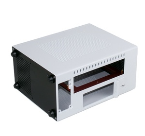 Custodia per pezzi di ricambio per PC Desktop in alluminio bianco personalizzato per Computer - Product Image 1