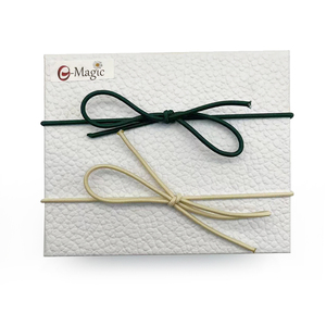 E-Magic Barato Personalizado Hecho a Mano Preatado Envoltura de Regalo Arco Estiramiento Bucles Cordones Dorados Arco Elástico - Product Image 6