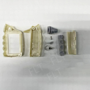 Trắng Không Có Sesher-Khan Trường Hợp Keychain Cho Nga 5 2-Way Báo Động Xe LCD Điều Khiển Từ Xa M5 M902F/M903F Vỏ Chìa Khóa - Product Image 2