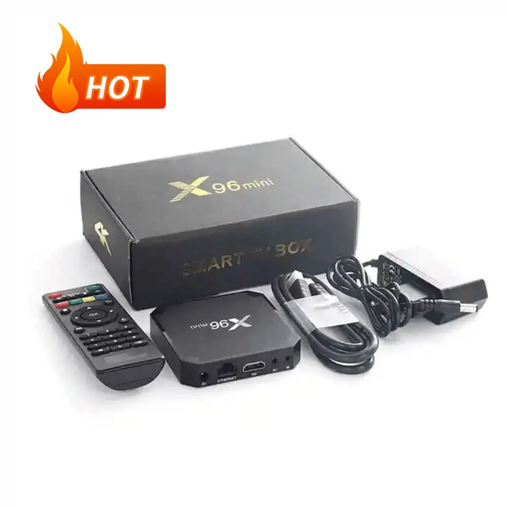 X96 Mini Set Top kotak Tv Android 11 Amlogic S905W2 kotak Tv 1Gb/8Gb 2Gb/16Gb Dual Wifi 4K Android Tv Box penjualan terbaik