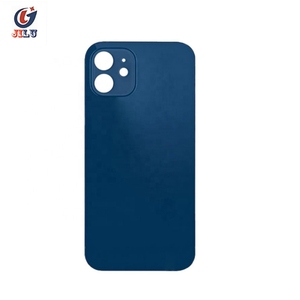 LOGO renkli cam cep telefonu kılıfı arka kapak Iphone 12 11X8 7 6 için arka gövde kapağı - Product Image 4