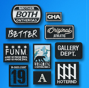 Groothandel Custom Design Heat Press Geborduurde Custom Chenille Patches Hoeden Designer Logo Ijzer Op Maat Geborduurde Patches - Product Image 3