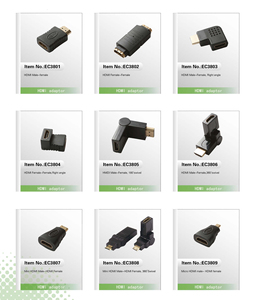 Micro giratorio de 180 grados para HDMI macho a hembra para adaptador HDMI y conector para portátil tipo de salida de CC - Product Image 2
