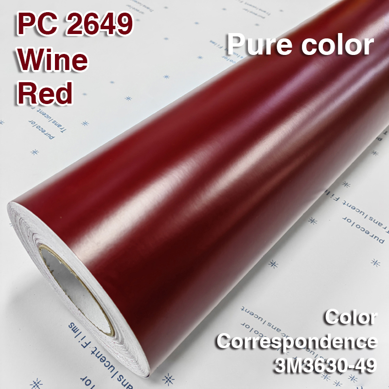Film graphique translucide pour affichage LED, rouge vin 2649
