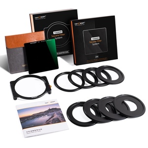 K&amp;F CONCEPT <strong>100</strong>*<strong>100</strong>*2MM ND1000 Square <strong>Filter</strong> Kit with Holder and 8pcs <strong>Filter</strong> Ring - Product Image 1