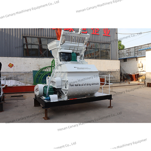 Js Series 750L Capacity Twin Shaft Automatic Forced Concrete <strong>Mixers</strong> 35r/min Core Component Motor - Product Image 4