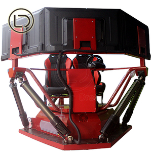 LeaderDream Amusement Exciting 3-screen Car 6dof Factory VR Motion Platform <strong>Virtual</strong> Flight Simulator Video Arcade Game Machine - Product Image 4