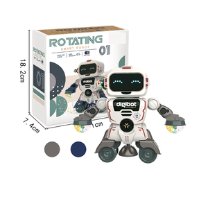 QS çocuk oyuncakları robotlar B/O ışık ve müzik ile döner robot akıllı oyuncak çocuklar için - Product Image 5