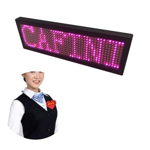 High Quality Programmable Display Badge Tag APP Control Text Message Flashing Digital <strong>Led</strong> Name Tag - Product Image 3