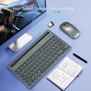 Cross-Border Direct Supply Dual-Mode for Bluetooth <strong>2</strong>.4G Flat-Panel Laptop/Deskto Gaming <strong>Keyboard</strong> <strong>Mouse</strong> Combos - Product Image 3