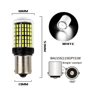ไฟเลี้ยว LED 3014 1156 144SMD ใหม่ไฟเบรกความเข้มสูงและไฟถอยหลังป้องกันการแทงต่อเนื่องสำหรับรถยนต์ - Product Image 4